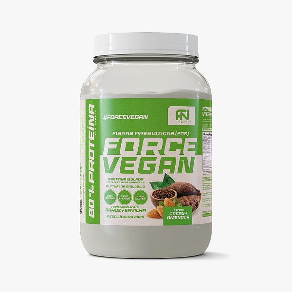 Proteína Vegetal Cacau e Amêndoas 800g Force Nutrition
