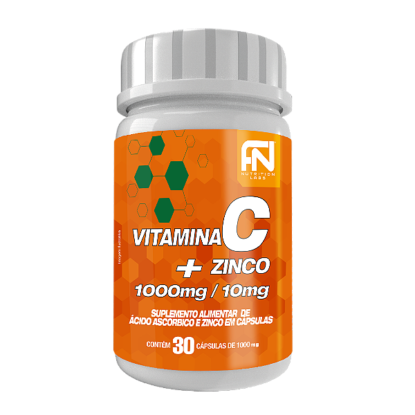 Vitamina C + Zinco 1000mg 30 Cápsulas