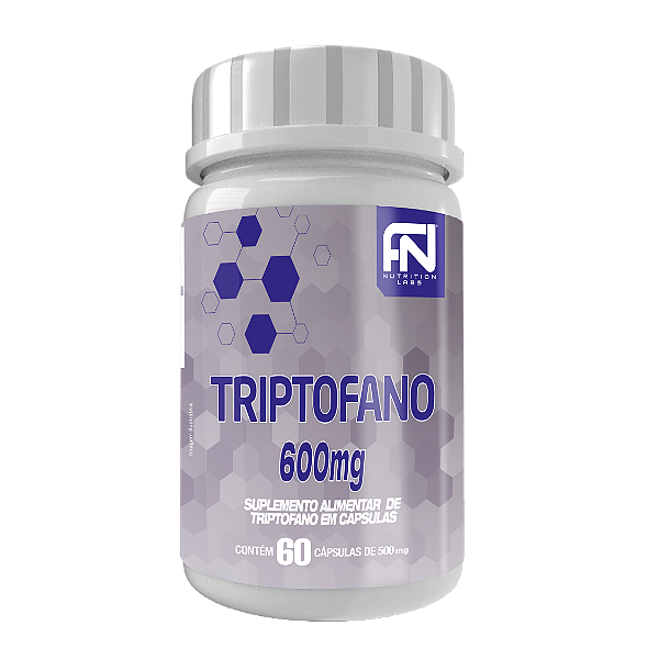 Triptofano Aminoácido 600mg - 60 Cápsulas