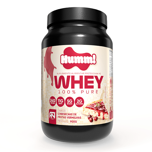 Whey 100% Pure Humm! Chesse Cake Frutas Vermelhas