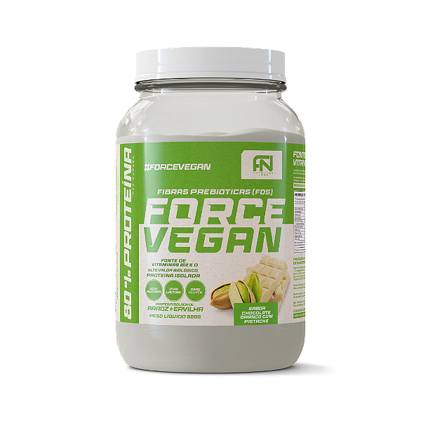 Proteína Vegetal Chocolate Branco + Pistache 800g Force Nutrition