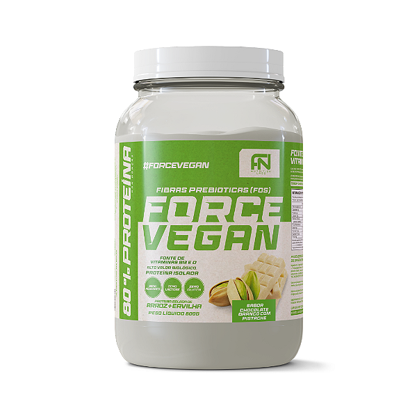 Proteína Vegetal Chocolate Branco + Pistache 800g Force Nutrition
