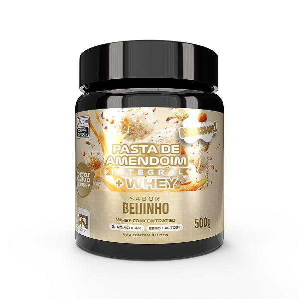 Pasta de Amendoim 25% Whey Beijinho
