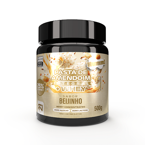 Pasta de Amendoim 25% Whey Beijinho