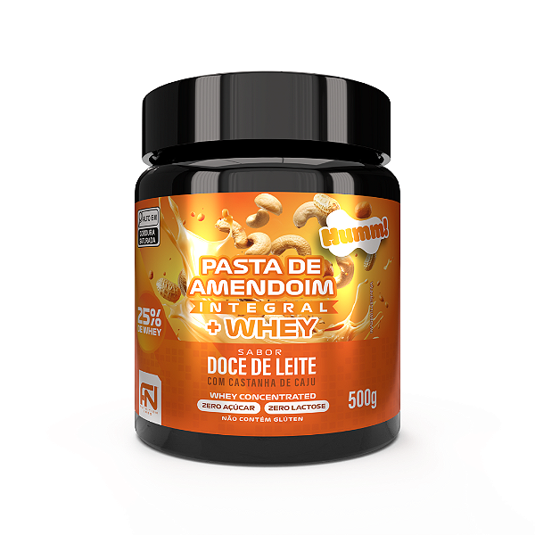 Pasta de Amendoim 25% Whey Doce de Leite
