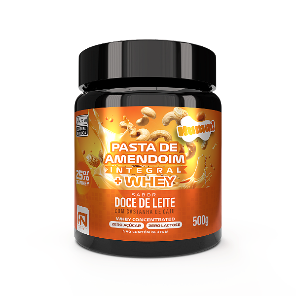 Pasta de Amendoim 25% Whey Doce de Leite