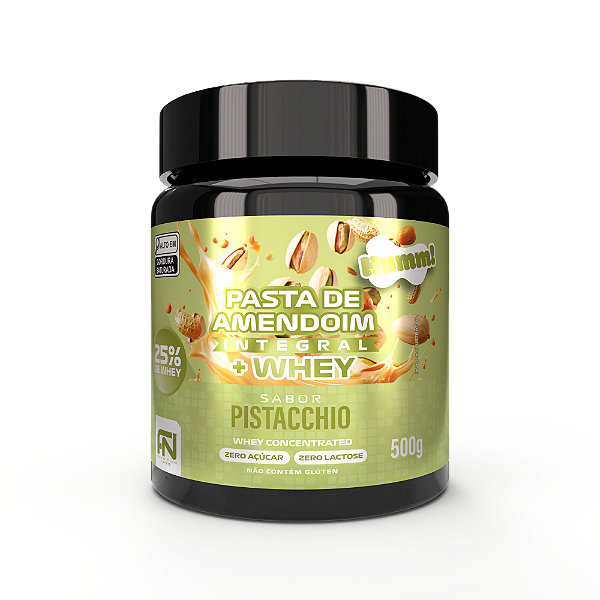 Pasta de Amendoim 25% Whey Pistache