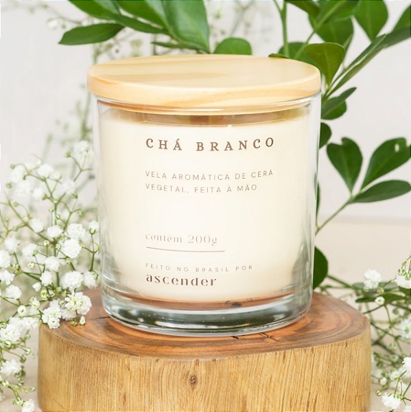Vela de Chá Branco