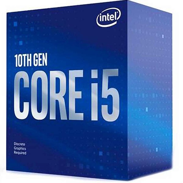 PROCESSADOR 1200 I5 10400F 12MB 2.90GHZ BX8070110400F COMET LAKE INTEL