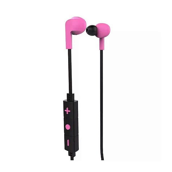 FONE DE OUVIDO INTRA SMARTOGO PH262 BLUETOOTH ROSA MULTILASER