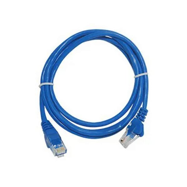 PATCH CORD 1M CAT5E CY-PC1.0M-5-BL AZUL SECLAN