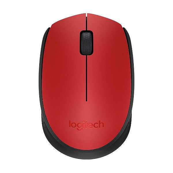 MOUSE SEM FIO M170 910-004941 PRETO/VERMELHO LOGITECH