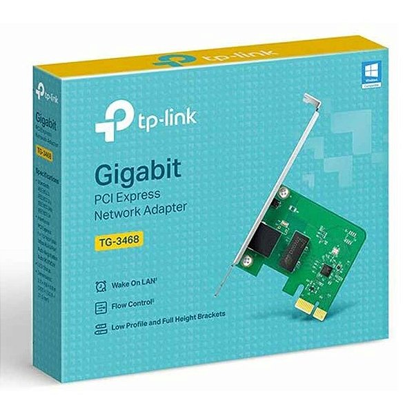 PLACA DE REDE PCI-EXPRESS TG-3468 10/100/1000 GIGABIT TP-LINK