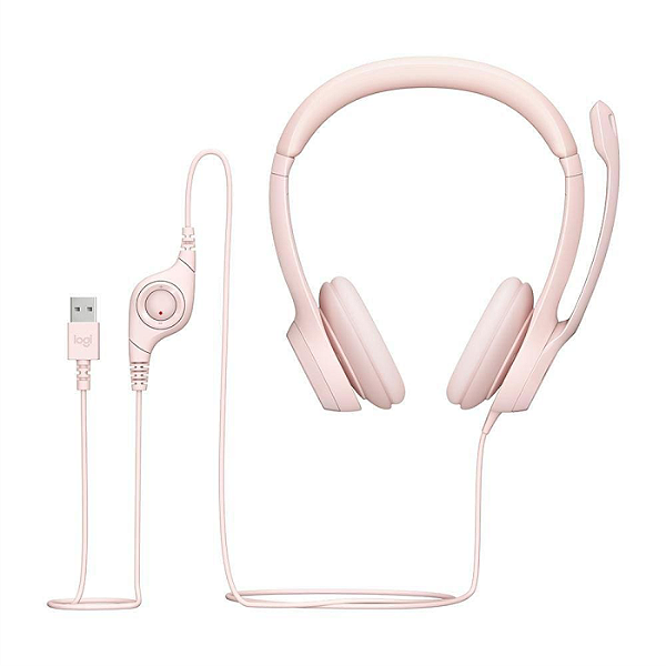 HEADSET USB H390 981-001280 ROSA LOGITECH