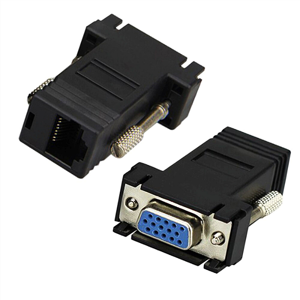 ADAPTADOR VGA FEMEA X RJ45 AD0221 GLOBAL TIME