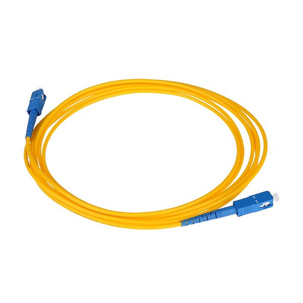 CABO FIBRA OPTICO SC/UPC 2M FO-P10 AMARELO PLUS CABLE