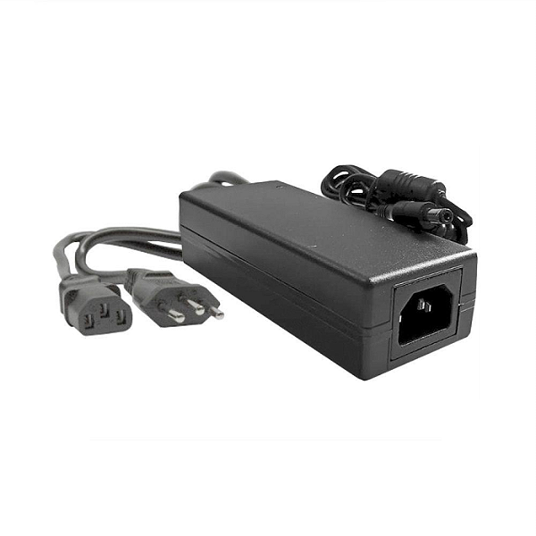 FONTE 60W EXTERNA PA-060F 100- 240V/12VDC/5A COM PPB PRETO K-MEX