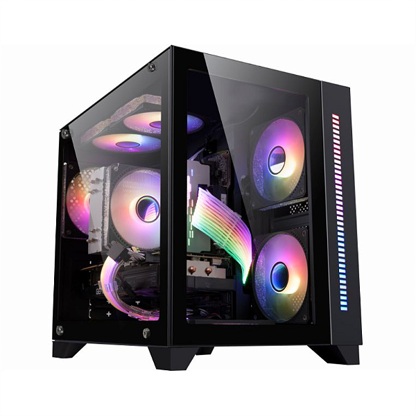 GABINETE GAMER CG-02AD SPACE Z1 PRETO K-MEX