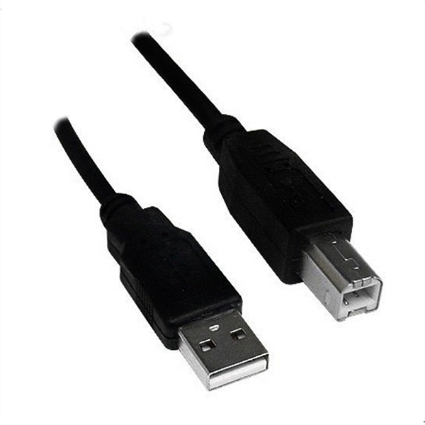 CABO USB 2.0 IMPRESSORA AM/BM 5.0MTS PC-USB5001 PRETO PLUS CABLE