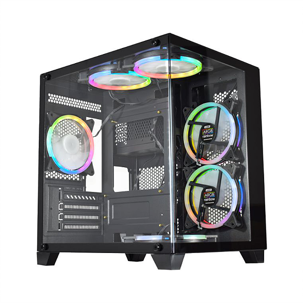 GABINETE GAMER CG-QN24 SPACE AQUA II K-MEX