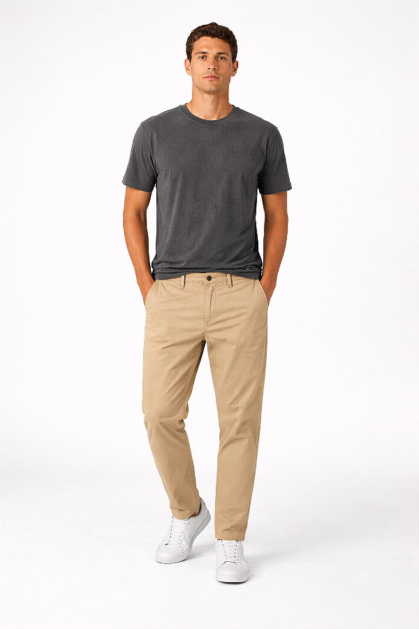 Calça de Sarja Masculina Premium