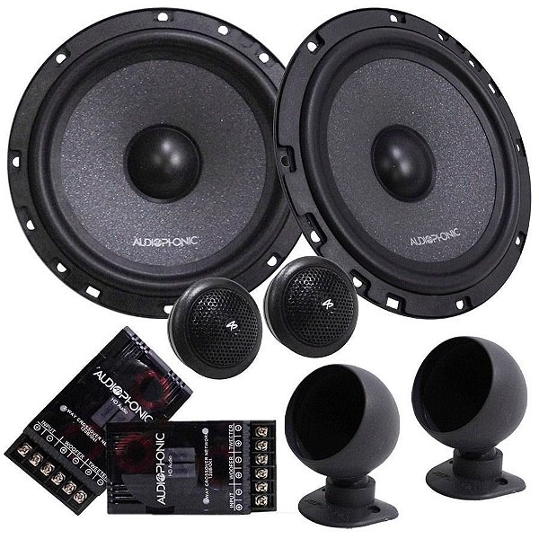 Kit 2 Vias Audiophonic Club Kc 6.3 160w 6,5 Pol. Audio Hi