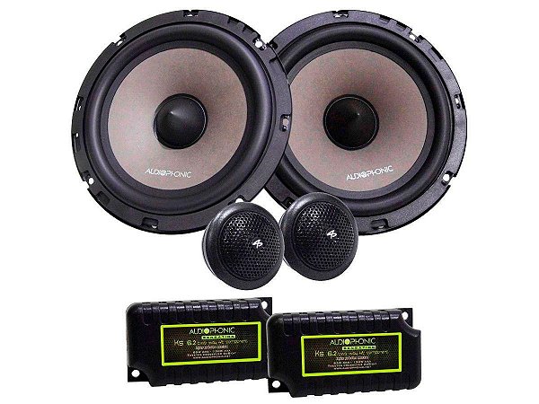 Kit 2 Vias Audiophonic Sensation Ks6.2 130w Rms 6.5 Polegada