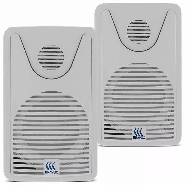 Par Caixa Acustica Bsa Foco 35 Branca 4 Ohms 60w Rms Bravox	BSA