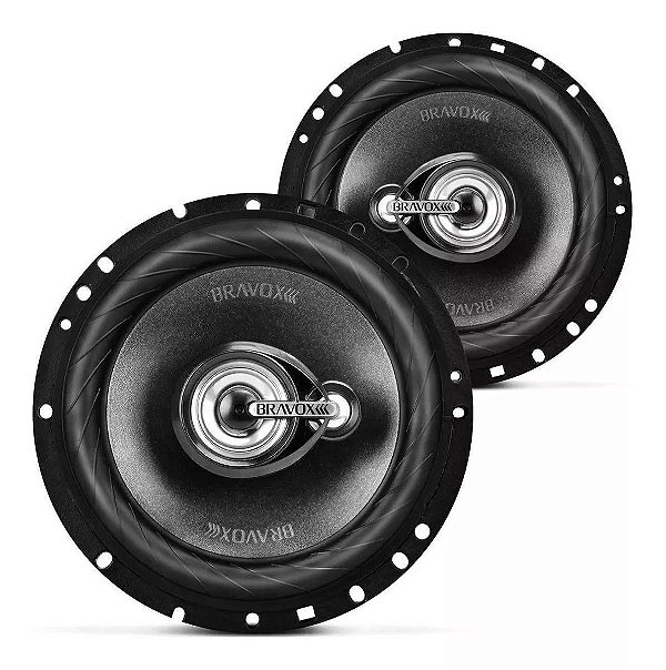Alto Falantes Bravox Tr6u Triaxial 6 Polegadas 160wrms Par