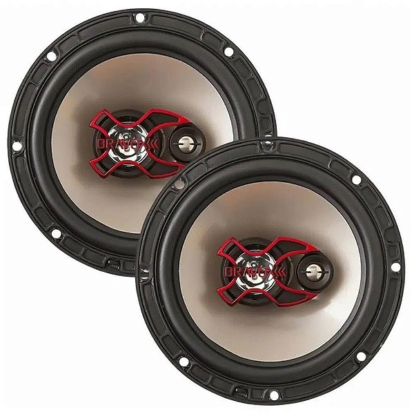 Auto Falante Triaxial Bravox 6 Polegadas B3x60 100wrms Par