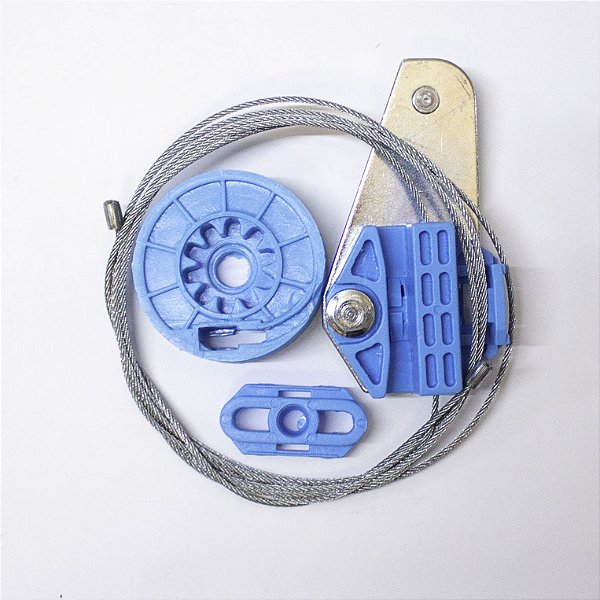 Kit Reparo Máquina Elétrica Astra Traseiro Esquerdo C/ Chapa