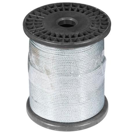 Rolo Cabo de Aço 1,55mm Com 100 Mt para maquina de vidro