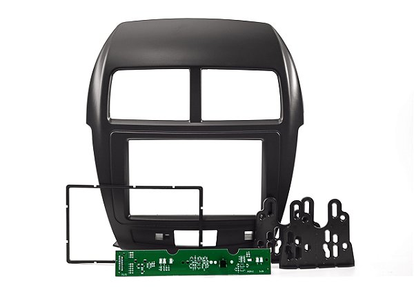Moldura Expex 2 Din Asx Mitsubishi com placa parking Epx 046