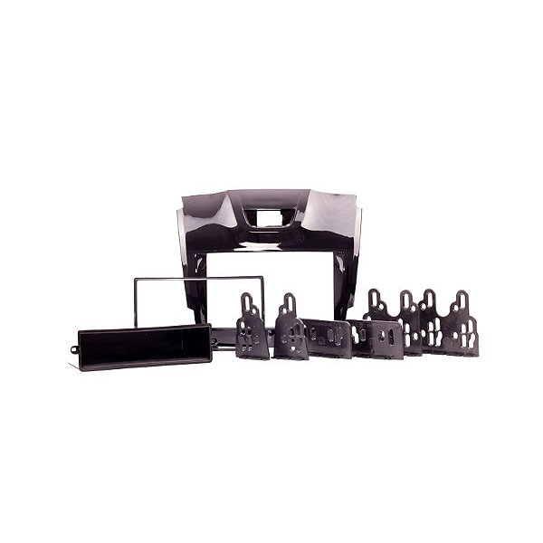 Moldura Expex 1 e 2 Din S10 Trail 12-16 Black Piano Epx 278