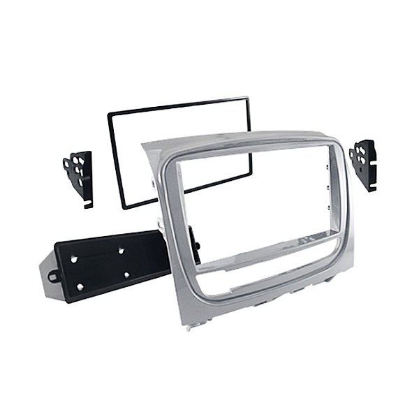 Moldura Expex 1 Din Palio weekend Strada 12+ Prata Epx 377