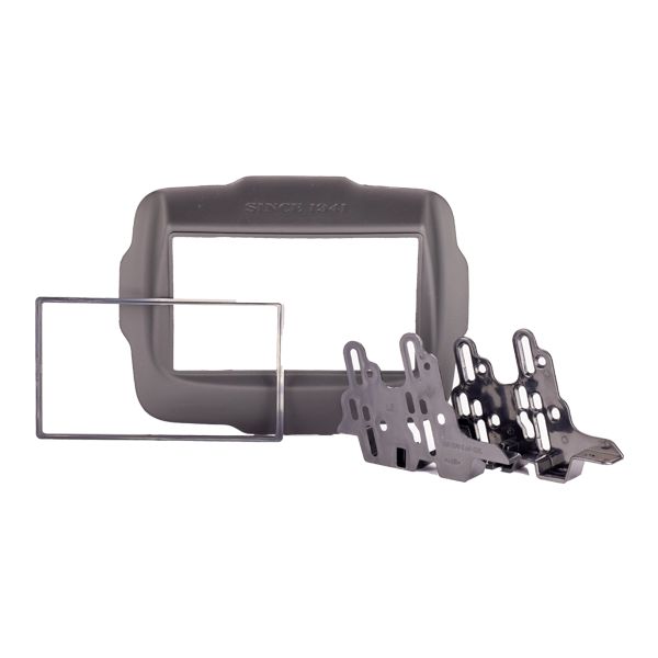 Moldura Expex 2 Din Jeep Renegade Pt Emborrachada Epx 213
