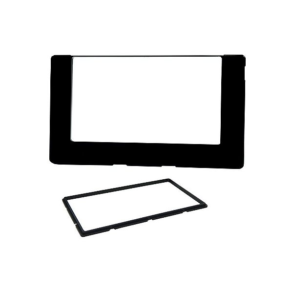 Moldura Fiamon 2 Din Corolla 17-18 Black Piano 4007 Jap/chi