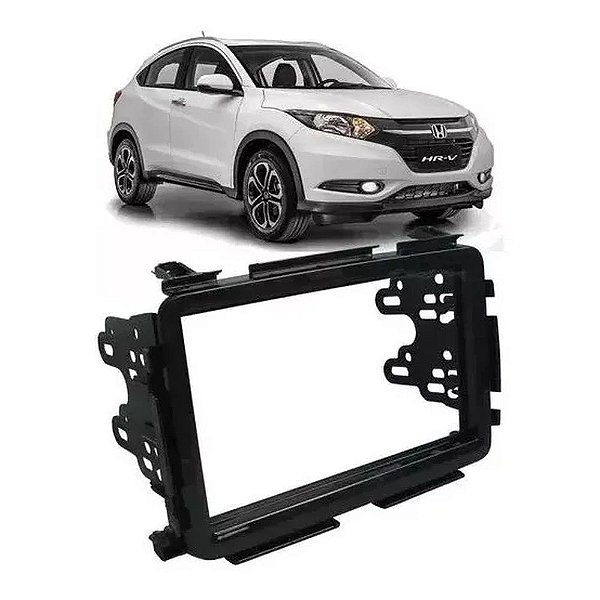 Moldura Fiamon 2 Din Hrv 2015 a 2021 Black Piano 3203