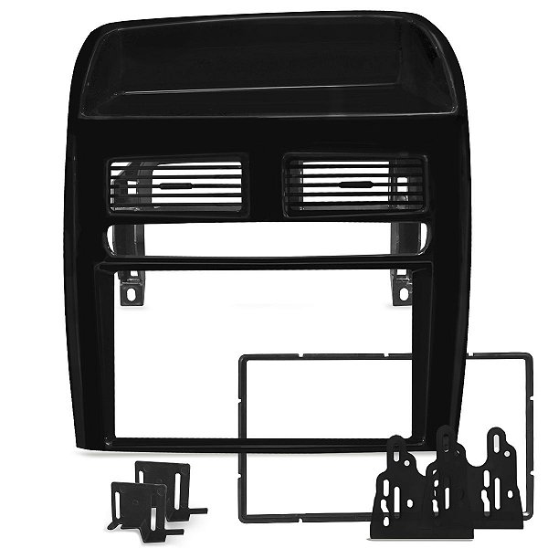 Moldura Fiamon 2 Din Linea 2008 a 2014 Blak Piano 4021