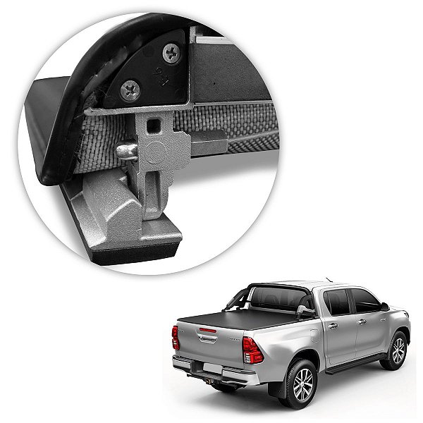 Capota Maritima Hiliux 2016 A 2021 Cd Trek Aluminio Slim Eco