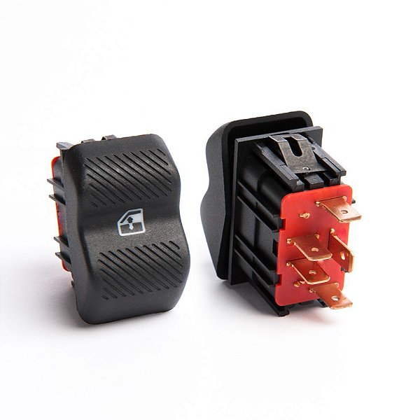 Botão Interruptor Vidro Elétrico Simples Gol G2
