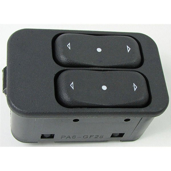Botão Interruptor De Vidro Elétrico Duplo Led Azul Agile