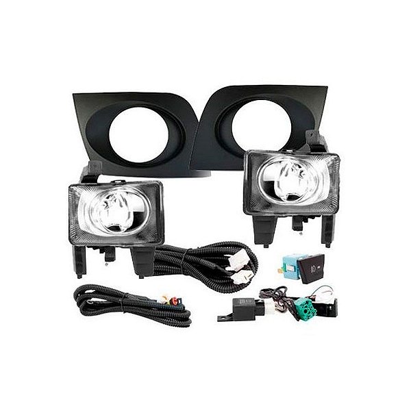 Kit farol auxiliar Milha Agile 2009 a 2013 Bmo shocklight