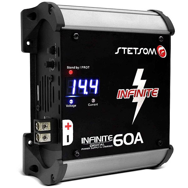 Fonte Automotiva carregador Stetsom Infinite 60 amperes Bivolt