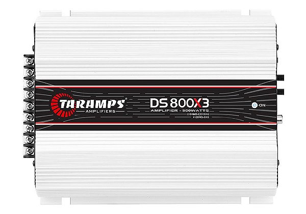 Módulo Taramps Ds 800x3 800w 2 Ohms Amplificador Automotivo