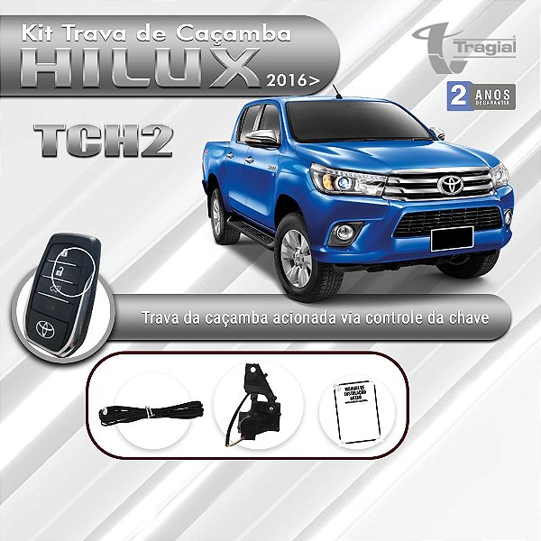 Kit Trava Caçamba Tragial Tch2 Hilux 2017 em diante
