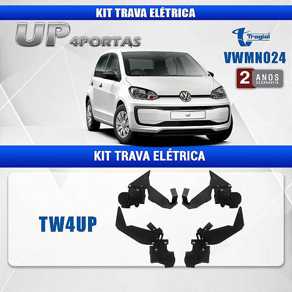 Kit Trava Elétrica Volkswagen Up 4 Portas Tragial