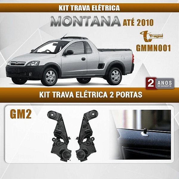 Kit Trava Elétrica Chevrolet Montana Até 2010 Tragial