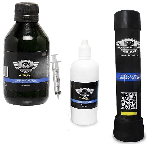 Kit Revitalizador Farol Verniz Vapor Polimero 50 Aplicações