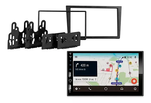 Central Multimídia Car Play Mp5 7 Pol Bt Corsa Montava Vectra Meriva